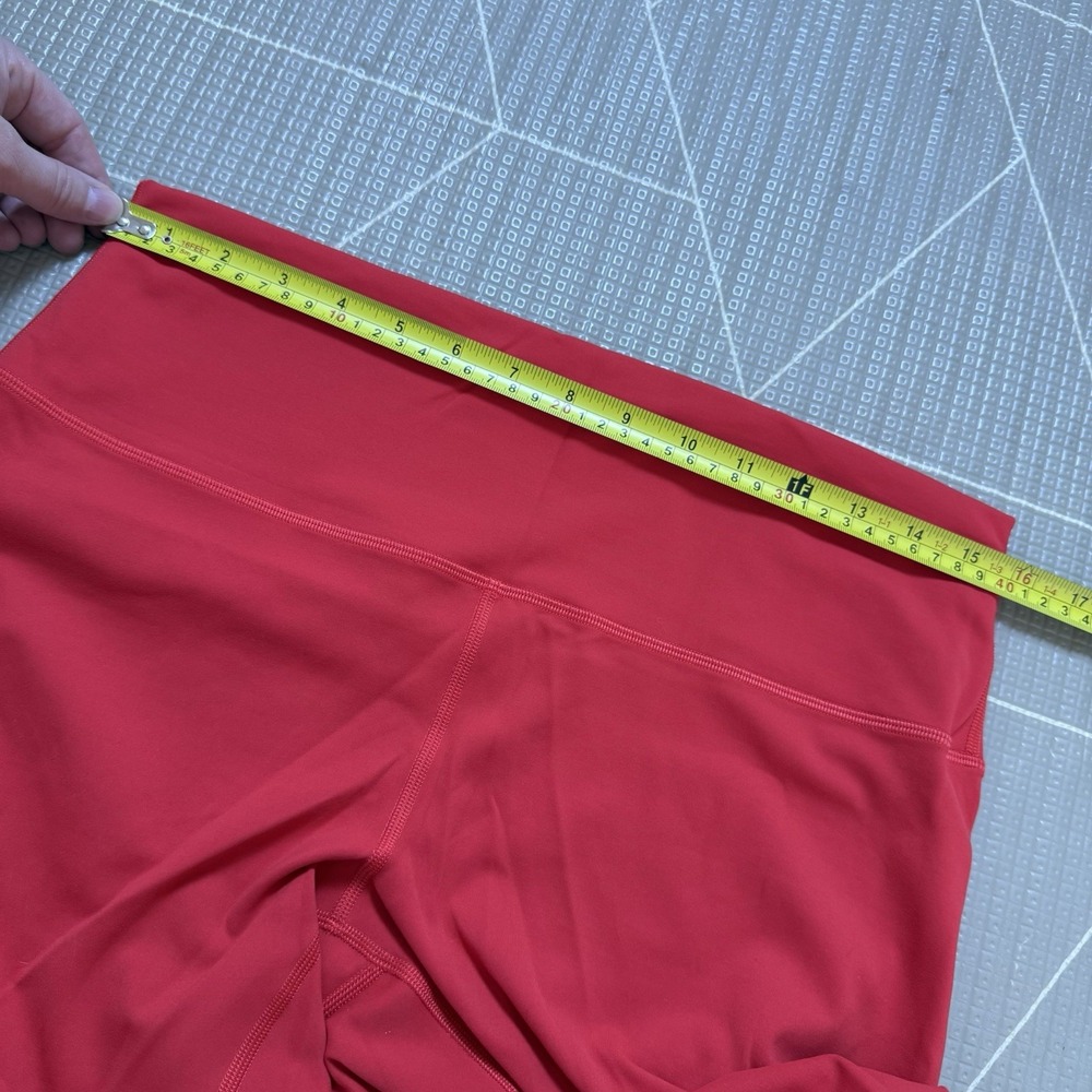 Lululemon Wunder Train High-Rise Crop 23" Coral Red 14 LW6CAMS - Picture 7 of 9